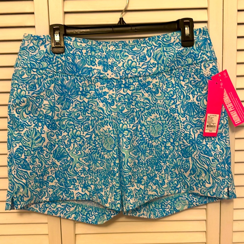 Lilly Pulitzer Nakia Luxletics Shorts Sz 10 NWT